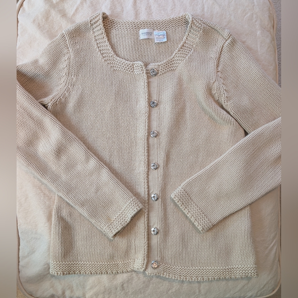La Redoute Ecru Chunky Cotton Cardigan